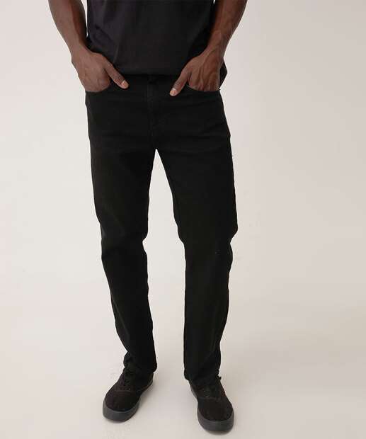 Calça Masculina Jeans Reta Bolsos MR