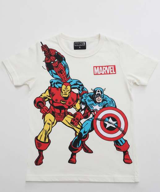 Image_Camiseta Infantil Vingadores Marvel Tam 4 a 10 Off White 