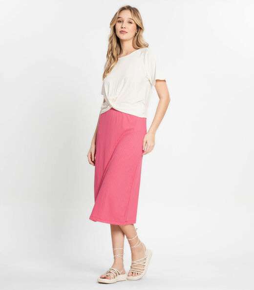 Blusa Feminina Lisa Infinita Cor Bege