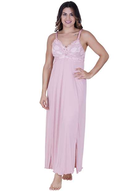 Image_Camisola Amamentação Longa Concept Lingerie Rosa