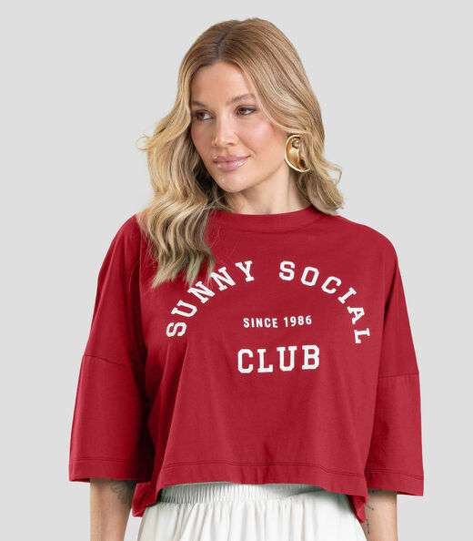 Image_T- Shirt Feminina Cropped Dianna Vermelho