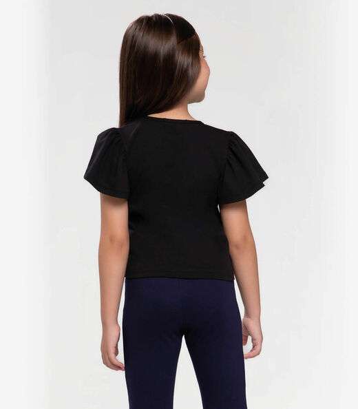 Blusa Infantil Feminina Trick Nick Preto