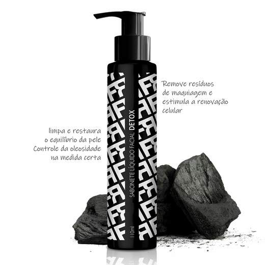 Kit c/4 Fran By Franciny Ehlke Detox Sabonete Líquido Facial 110ml