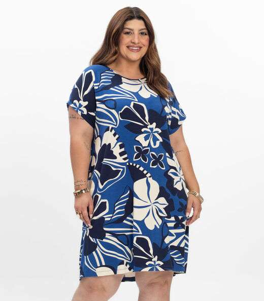 Vestido Curto Feminino Secret Glam Azul