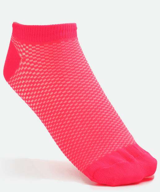 Kit 2 Pares Meias Soquete Invisível Feminina 