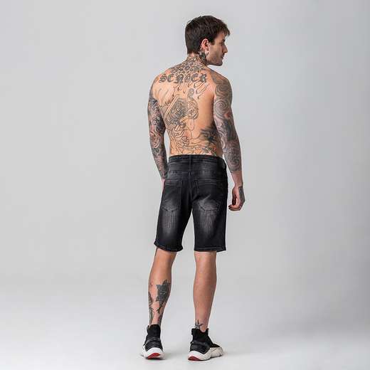 Bermuda Masculina Jeans Rock e Soda