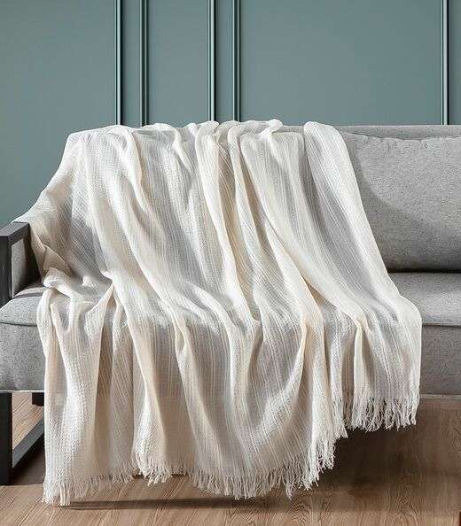 Image_Manta Para Sofá Sevilha 170 Cm x 150 Cm Adomes Bege