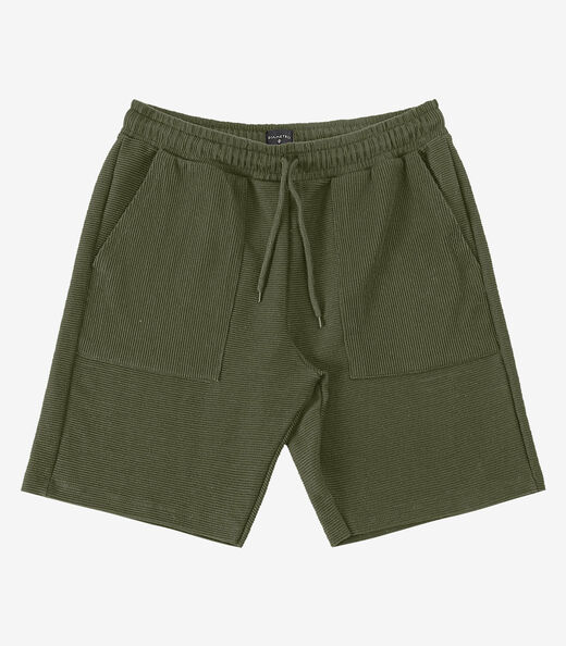 Bermuda Masculina Moletinho Gorgurinho Diametro Verde