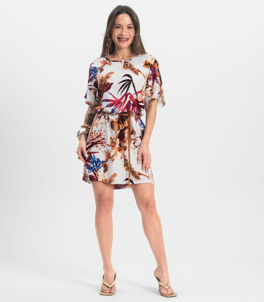 Vestido Adulto Feminino Infinita Cor Rosa