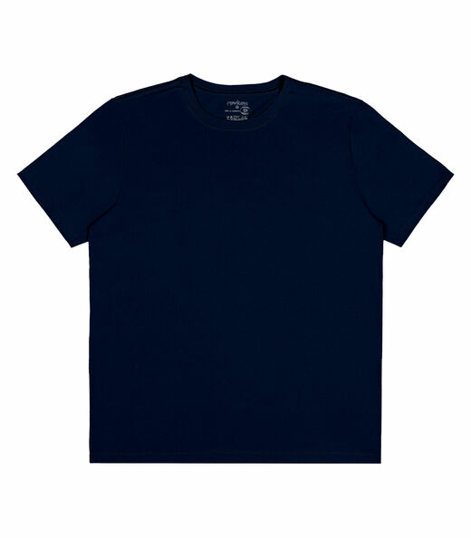 Camiseta Masculina Básica Rovitex Azul