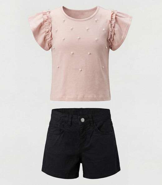 Image_Conjunto Infantil Camiseta com Shorts Trick Nick Rosa