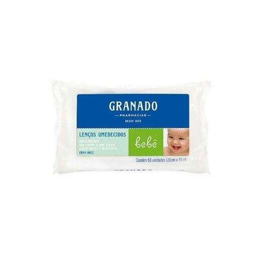 Image_Lenço Umedecido Granado Bebê 50 Unidades Erva Doce
