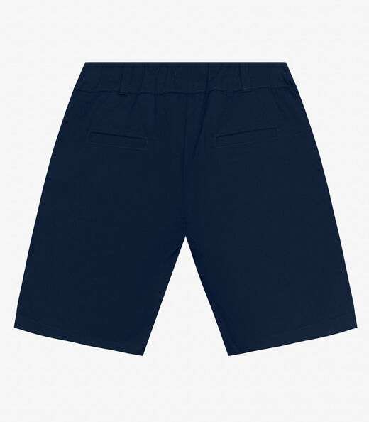 Bermuda Infantil em Sarja Cotton Trick Nick Azul