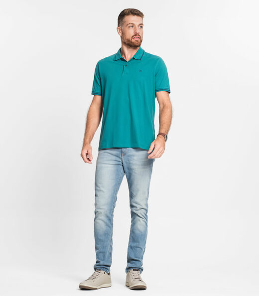 Camisa Polo Masculina Ogochi Preto