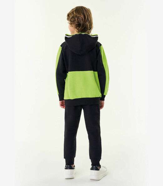 Conjunto Infantil Blusão Com Calça Trick Nick Preto