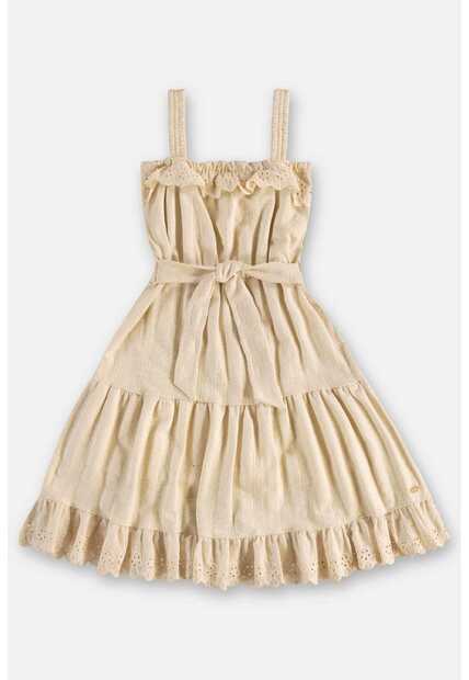 Vestido Infantil em Tricot com Forro Up Baby