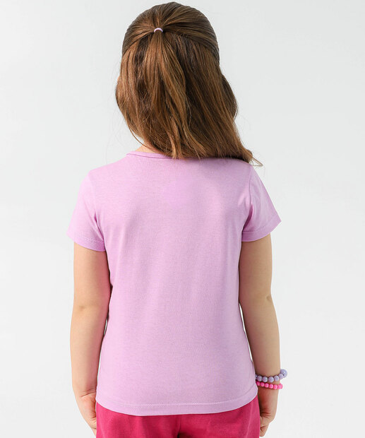 Blusa Infantil Estampa Unicórnio Marisa Tam 4 a 10 Lilás