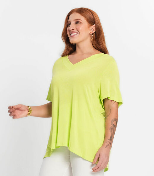 Blusa Feminina Plus Size Secret Glam Verde