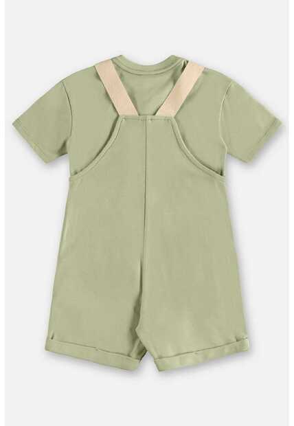 Conjunto com Jardineira e Camiseta Up Baby