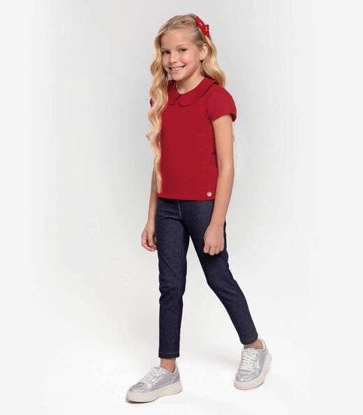 Blusa Infantil Feminina Trick Nick Vermelho