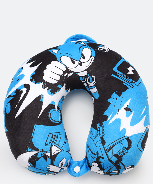 Image_Almofada Pescoço Plush Sonic Azul