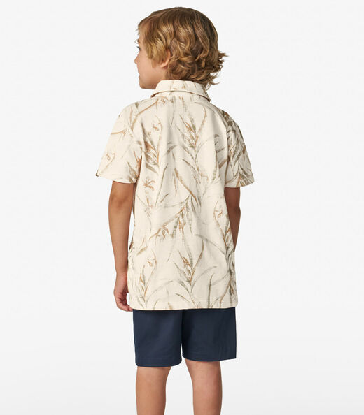 Camisa Menino em Meia Malha Trick Nick Off White