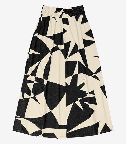 Saia Midi Endless Preto