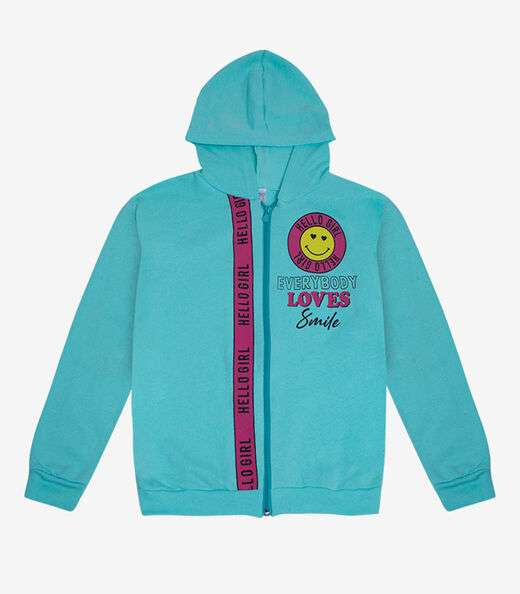 Conjunto Infantil Menina Com Jaqueta Kappes Verde