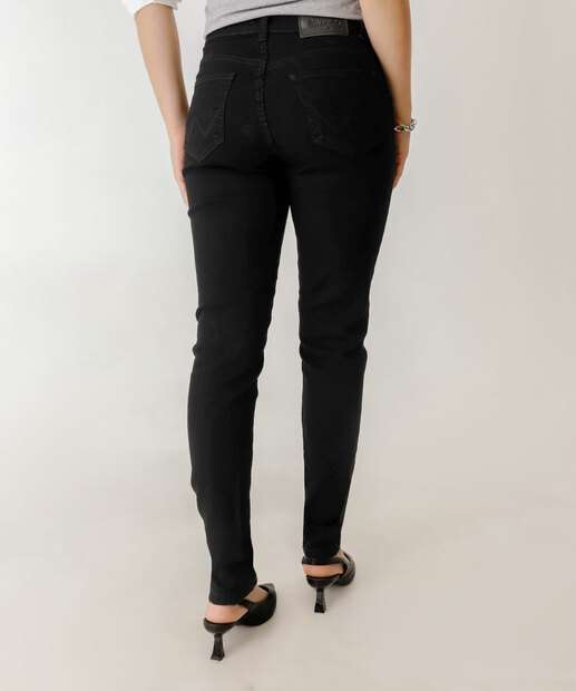 Calça Jeans Skinny Feminina Cintura Alta