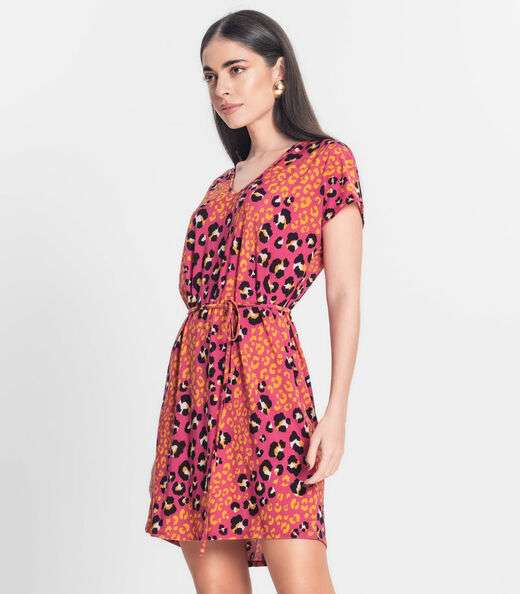 Vestido Feminino Liganete Infinita Cor Rosa