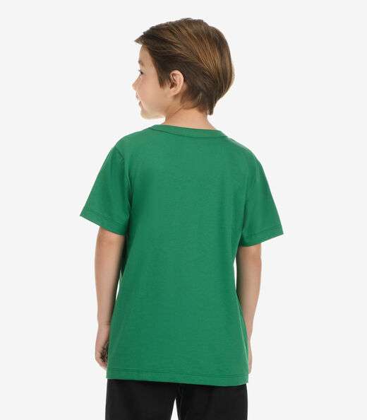Camiseta Infantil Menino Básica Rovi Kids Verde