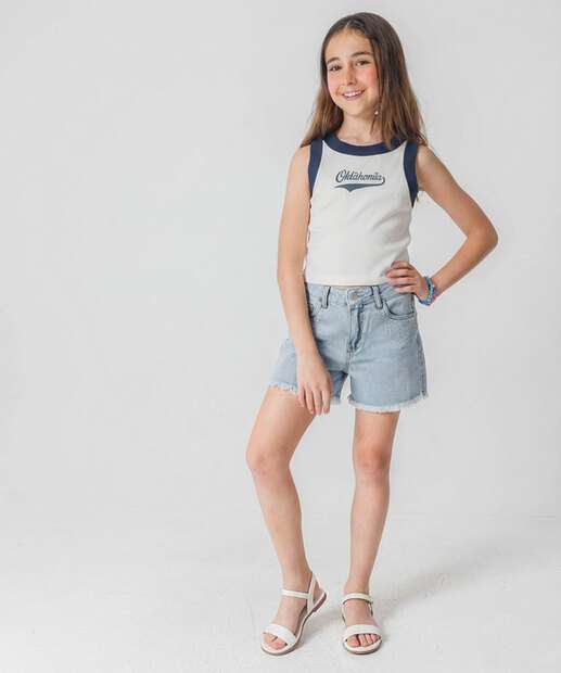 Image_Short Juvenil Jeans Strass Tam 10 a 16 Azul