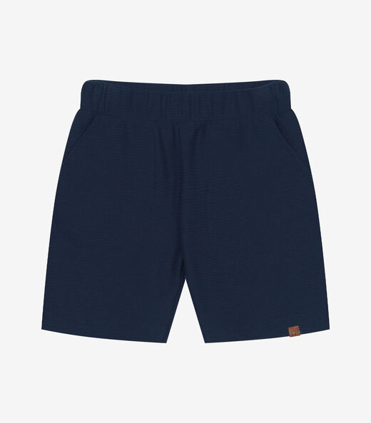 Conjunto Infantil Camiseta Com Bermuda Trick Nick Bege