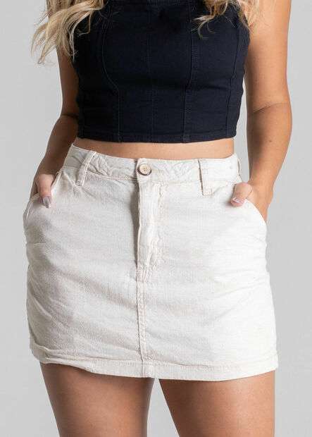 Shorts Saia Linho Sawary - 275189