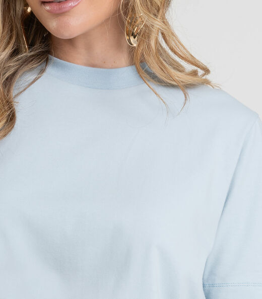 T- Shirt Feminina Lisa Dianna Azul