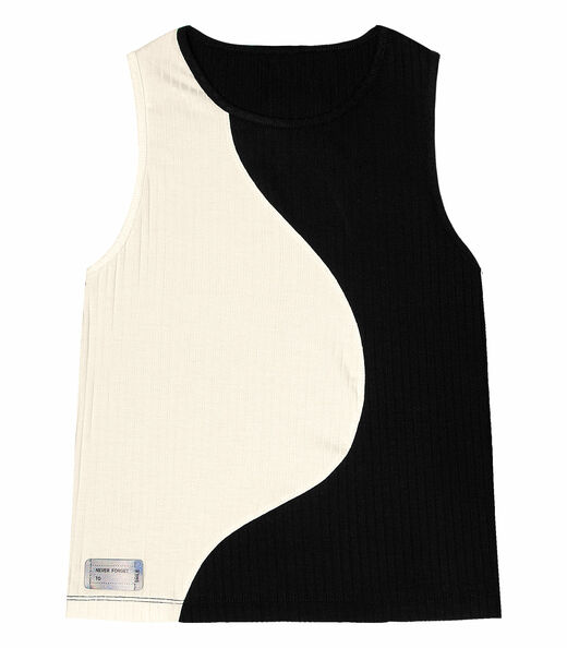 Blusa Regata Feminina Duo Rovitex Teen Preto