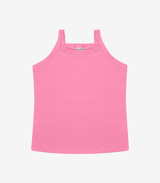 Regata De Alça Infantil Menina Rovi Kids Rosa