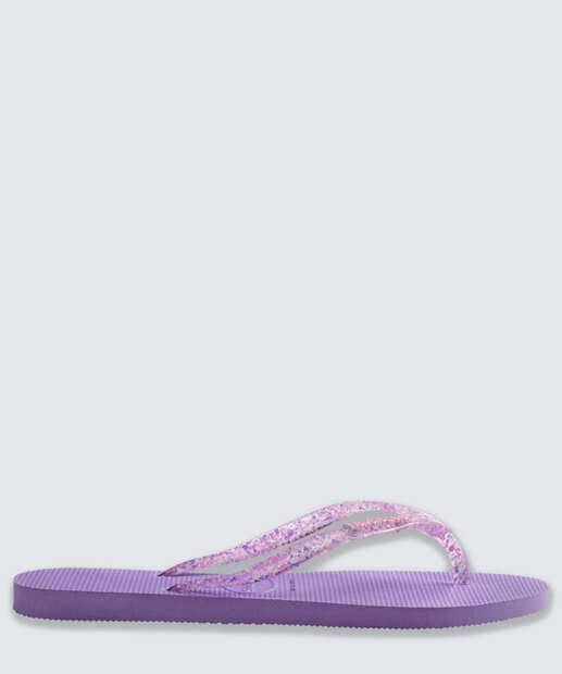 Chinelo Havaianas Feminino Slim Logo Metallic