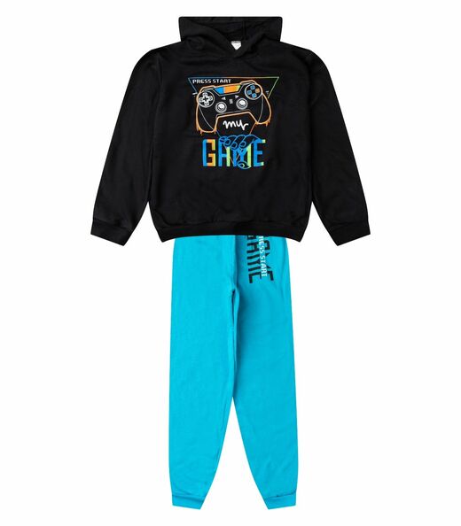 Image_Conjunto Moletom Menino Blusão E Calça Select Preto