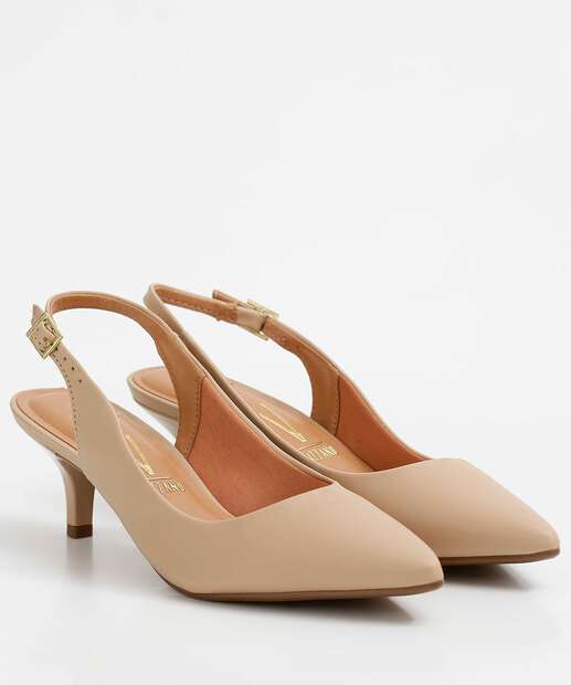 Scarpin Feminino Slingback Salto Fino Vizzano 