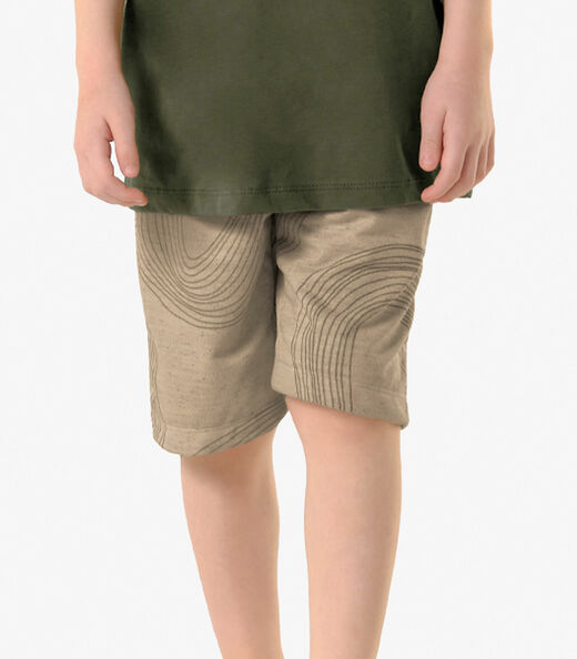 Conjunto Camiseta Com Bermuda Trick Verde