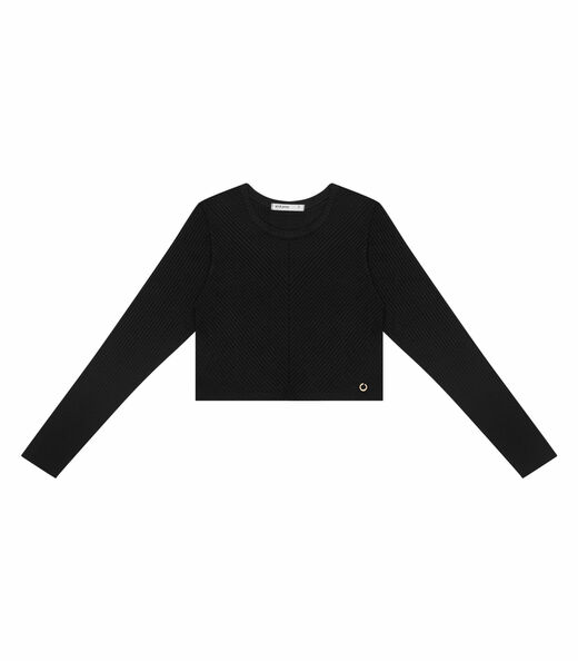Blusa Feminina Manga Longa Endless Preto