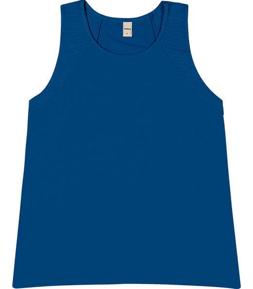 Regata Feminina Decote Redondo Rovitex Azul