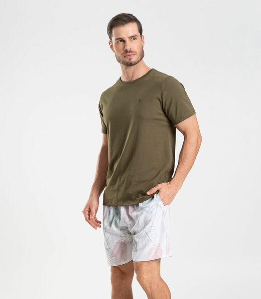 Image_Bermuda Masculina De Microfibra Long Bong Branco