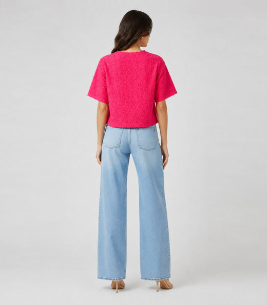Blusa Feminina Em Malha Cocai Infinita Cor Rosa