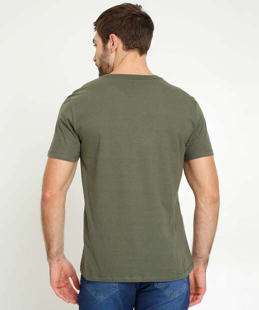 Camiseta Masculina Básica Manga Curta MR