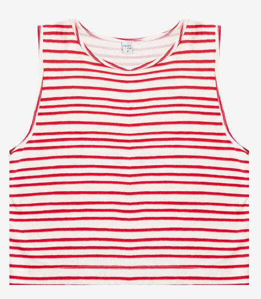 Regata Feminina Estampada Infinita Cor Vermelho