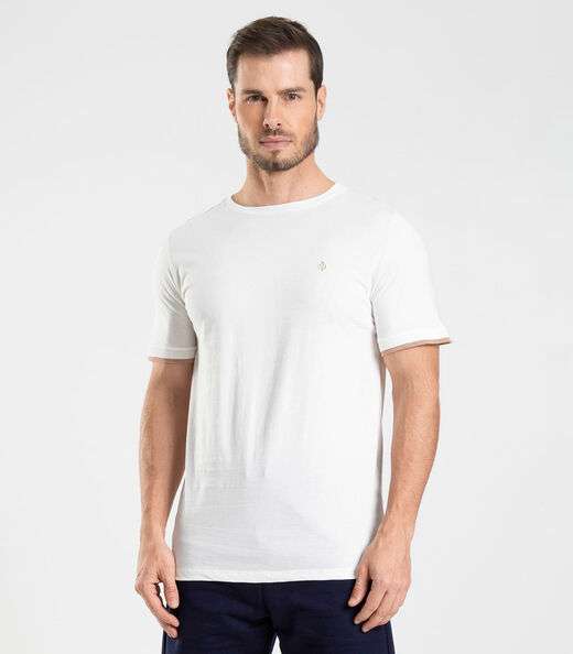 Image_Camiseta Meia Malha Masculina Diametro Bege