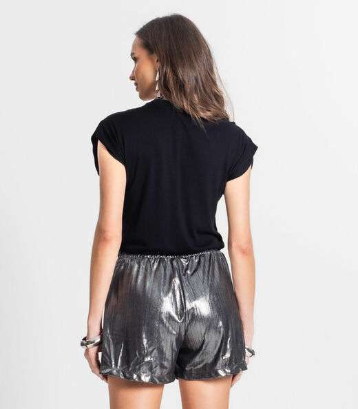 Blusa Feminina Em Visco Tricot Endless Preto