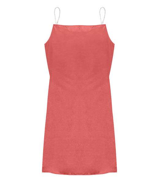 Vestido Juvenil Em Viscopoly Minty Laranja